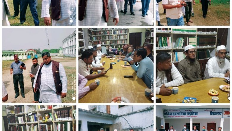 निर्देशक टिका अर्याल समेतको टोली तथा मदरसा बोर्डका उपाध्यक्ष मौलाना मसहूदको सहभागितामा मदरसा सर्वेक्षण