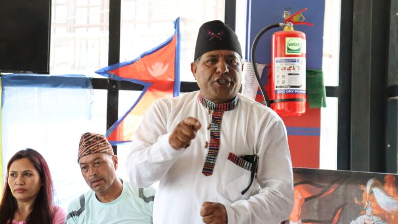 काठमाडौं क्षेत्र नं ९ मा राप्रपाबाट राम कुमार रिजालले गरे उम्मेदवारी घोषणा