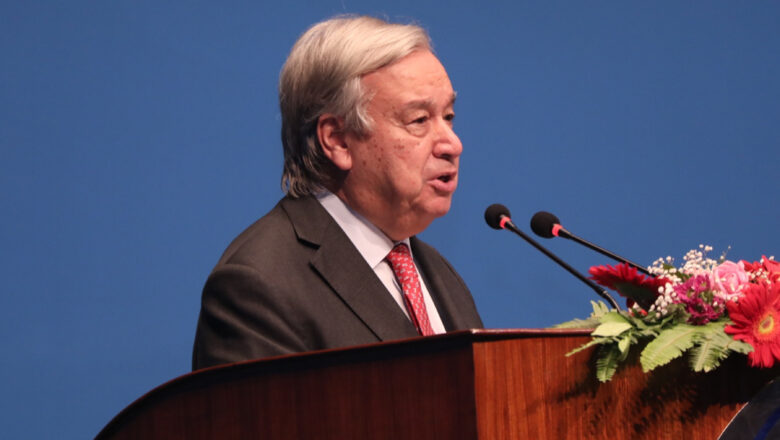 विश्व आर्थिक मन्दीको चुनौतीका बीच नेपालले लैङ्गिक समताका क्षेत्रमा गरेको प्रगति र परिणाम उल्लेखनीय -महासचिव गुटेरेस