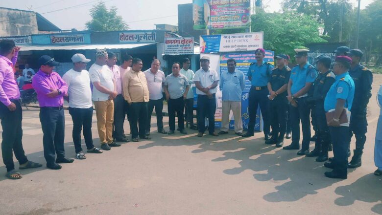 इलाका प्रहरी कार्यालय कृष्णनगर द्वारा बसपार्कमा नागरिक सहायता कक्ष स्थापना