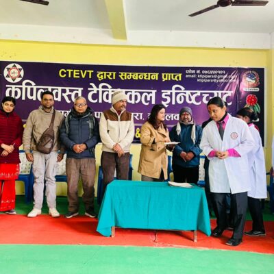 कपिलवस्तु प्राविधिक प्रतिष्ठानमा दोस्रो वर्षका विद्यार्थी लाई क्लिनिकल प्राक्टिस अभिमुखीकरण