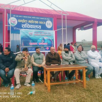 चन्द्रौटा महोत्सवमा स्थानीय उत्पादन प्रवर्द्धन, स्थानीय प्रतिभाको प्रदर्शन रहने